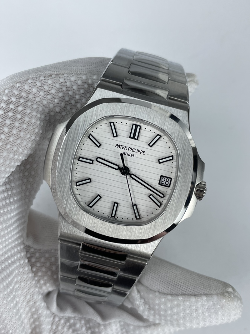(준비완료/특급배송)NO.2387/3K공장 V2 파텍필립 노틸러스 화이트다이얼 브슬