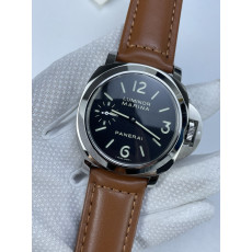 (준비완료/특급배송 )NO.2552/HW공장 파네라이 루미노르 마리나 PAM111 스틸 가죽스트랩