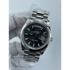 (준비완료/특급배송)NO.13419/VS공장 롤렉스 DayDate 40mm Flt SS/SS Grey/Stk VSF VS3255